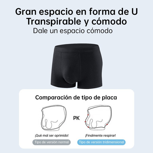 2pzs Algodón Boxer Hombre Calzones Ropa Interior Para Hombre