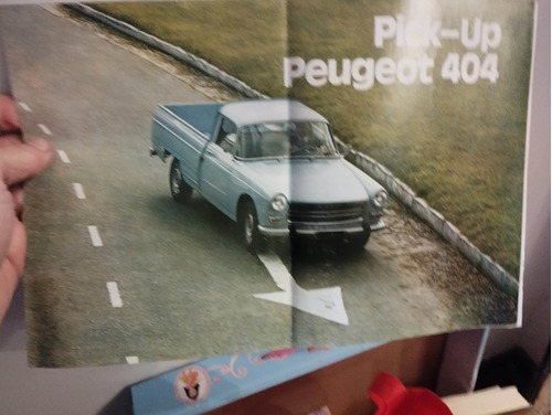 Folleto Catálogo Original Impreso Colección Peugeot 404 Pick