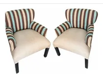 Comprar  Sillas Materas Con Brazos Vestidas Chenille 2 Unidades