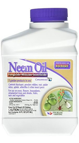 Bonida2 Aceite Neem Fungicide Insecticide Concentrado Seuin