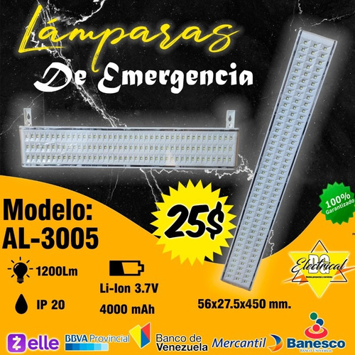 Lámpara De Emergencia Led Sovica 