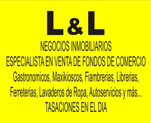 Queres Vender Tu Maxikiosco!! L & L Group Tasa Y Vende