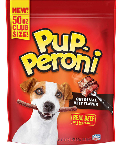 Pup-peroni Dog Snacks Original Beef Sabor (50 Onzas), 50 On.