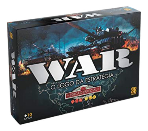 Clássico Jogo De Guerra Estratégico War Edição Especial Grow