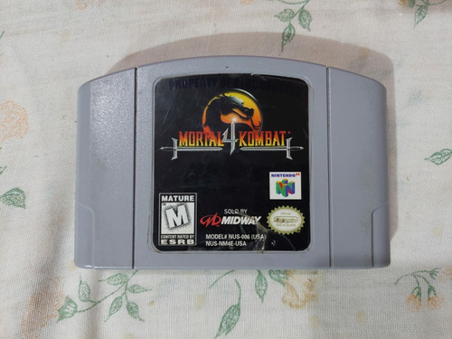 Mortal Kombat 4 Original Nintendo 64 N64