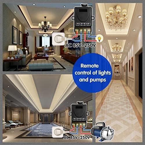 Dieserc 433mhz Interruptor De Control Remoto Inalámbrico Ac