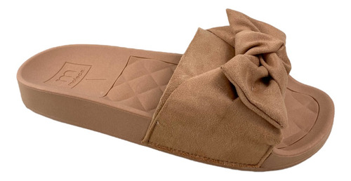 Imagem 1 de 7 de Sandália Chinelo Feminino Slide Moleca Laço