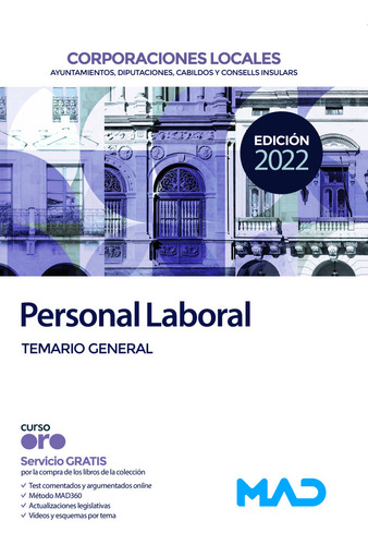 Libro Personal Laboral De Corporaciones Locales. Temario ...