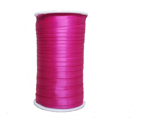 Fita Cetim Cs 1 Rolol 100m X 7mm Diversas Cores Cor Rosa Pink