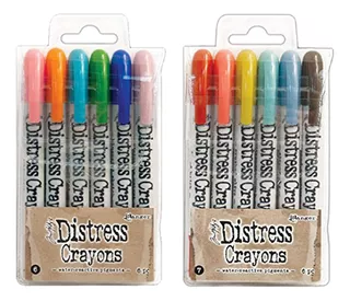 Ranger Tim Holtz 12 Juegos De Crayones De Socorro #6, #...