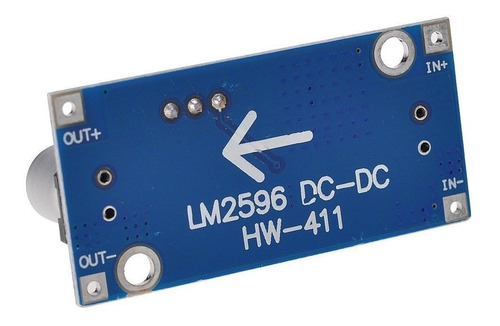 10 Regulador De Tensão Lm2596 3a Dc Step Down Para Arduino