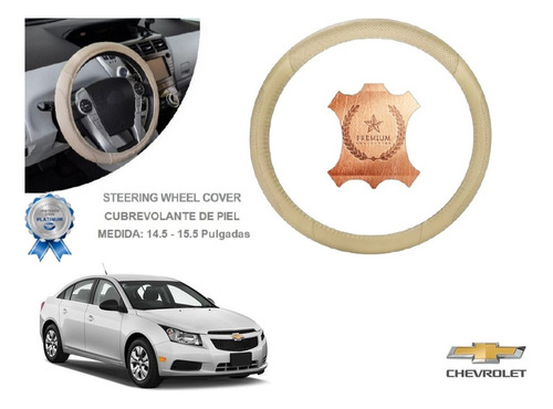 Funda Cubrevolante Beige Piel Chevrolet Cruze 2014
