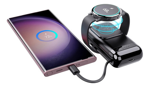 Cargador De Reloj Samsung, Cargador Portátil De 6000 Mah Par