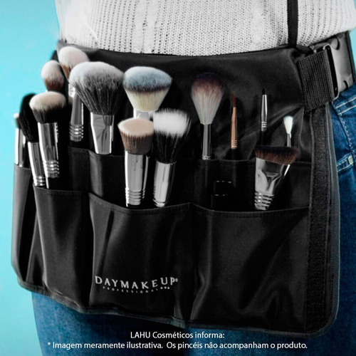 Imagem 4 de 5 de Cinto Daymakeup Porta Pincéis Profissional Para Maquiador