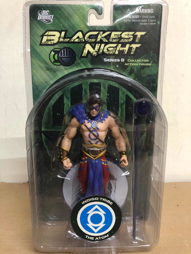Indigo Tribe The Atom Blackest Night Series 8 Dc Direct