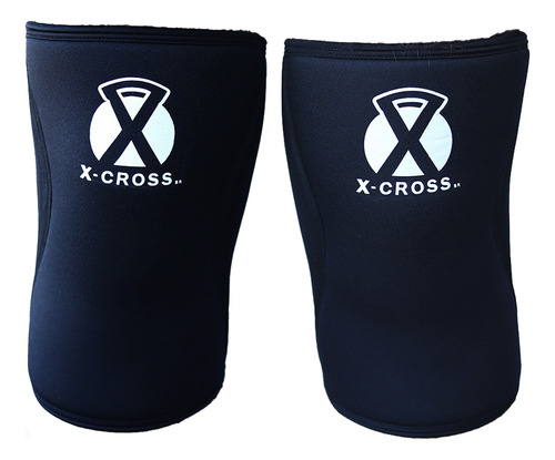 Joelheira 7mm X-cross Neopreme Crossfit Premium Cor Preto Tamanho M