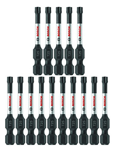 Bosch Itt25215, 15 Piezas, 2 Torx 25, Resistentes A Impactos