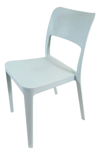 Silla Plástica Minimal Cian Dvp