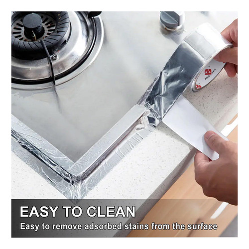 Bomei Pack 2 Unidades De Cinta Adhesiva De Aluminio, Cinta 2