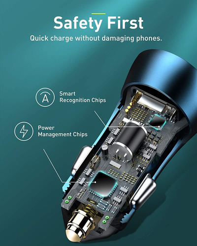 Usb C Car Charger Baseus 40w iPhone 13 Car Charger, Pdqc 3.0