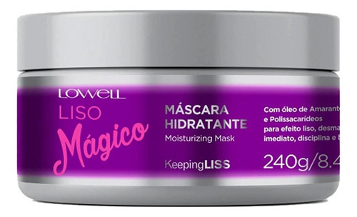 Máscara Liso Mágico 240g Lowell