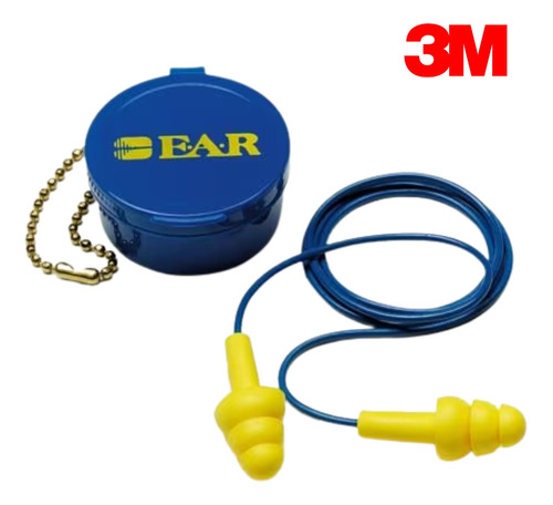 Tapón Auditivo 3m Ear Reusable Ultrafit 340-4002 25 Db 