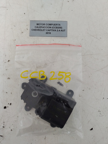 Motor Compuerta Calefacción Chevrolet Captiva 2.4 2016 