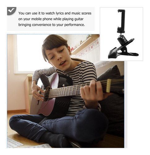 Práctico Soporte Para Auriculares De Guitarra, 1 Unidad, Tel