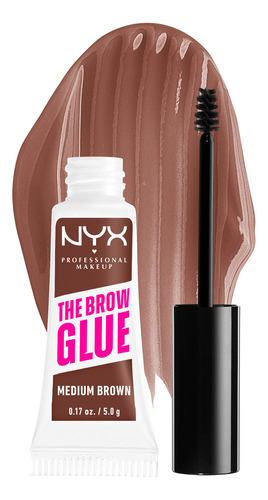 Nyx Professional Makeup Gel Para Cejas Marron Medio