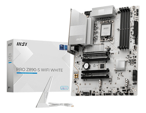 Board Msi Z890-s Wifi White (lga 1851) Color Blanco