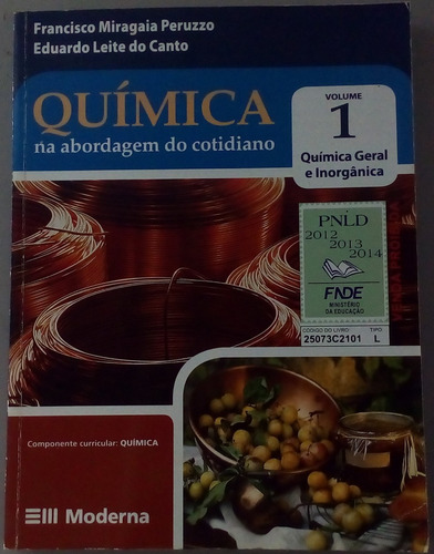 Livro Química Vol.1 Química Geral E Inorgânica