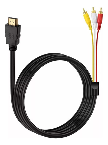 Cable Adaptador Hdmi A Rca Av Video Rca, 1.5 M