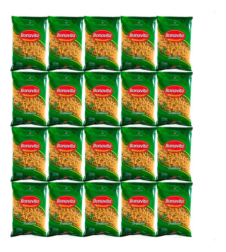 Fideos Tirabuzon Rayado Bonavita 500 Gramos X20 Uds - Otec