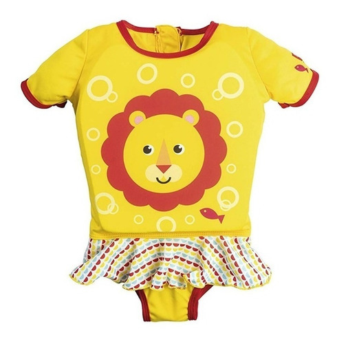 Vestido Traje De Baño Flotador Para Niña Fisher Price 93523