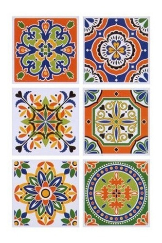 Azulejos Autoadhesivos Vinilo Muresco 16211 X 6 U Rambla