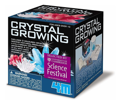 Kit De Ciencias Juegos De Crecimiento De Cristales Toysm Ktc