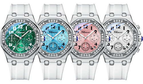 Reloj De Cuarzo Para Mujer Chenxi 913, Moderno, Diamantes, D