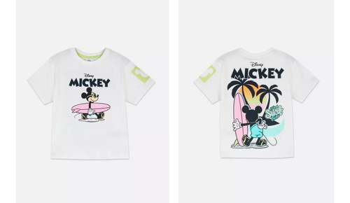 Camiseta Mickey Mouse Surf Niños Oficial Disney