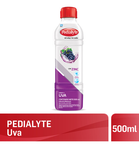 Pedialyte Suplemento Nutricional Rehidratante Uva 500ml