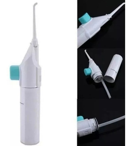 Irrigador Bucal Limpiador Dental Elimina Residuos De Comida Color Blanco