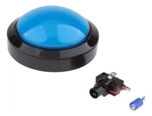 2 Domo Led , Botón De Automático Azul