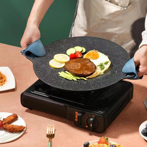 Compatible Sartén De Parrilla Coreana Barbacoa De Barbacoa