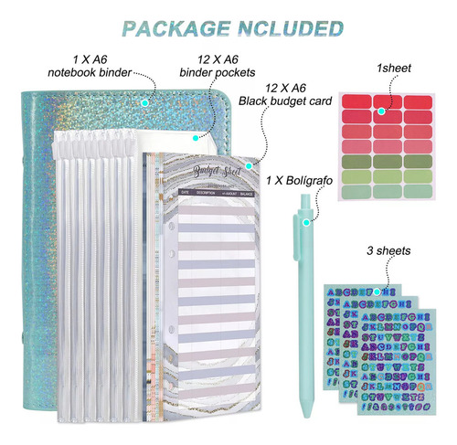 . Bolsa De Carpeta Carpeta Planner A6 Gypsophila