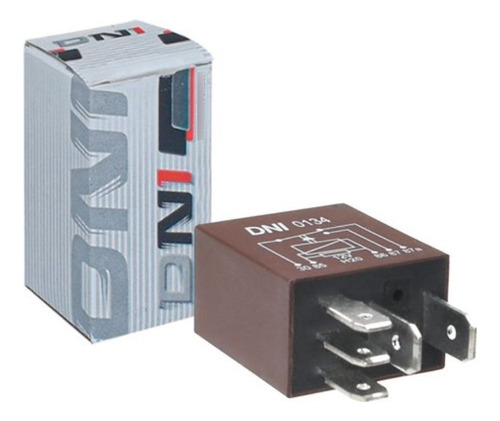 Mini Relé Aux Reversor Dni 0134 12v 5 Terminais S/suporte