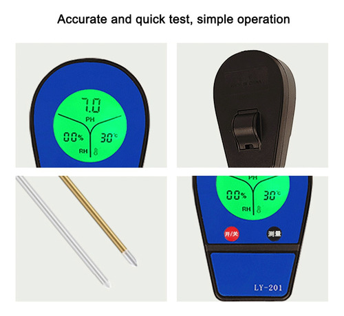 Analisador De Qualidade Em 3 Soil Tool Test Digital Lcd 1 De