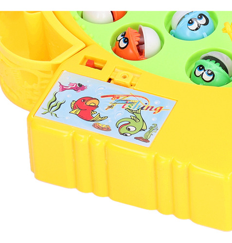 Juego De Pesca, Juego De Pesca Giratorio Con 24 Peces Y 5 Ca