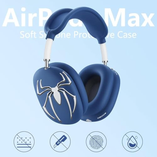 3 En 1 Para AirPods Max 1/2 Elegante Estuche De Silicona