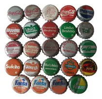 Comprar 24 Tampinhas Antigas Refrigerantes Cervejas