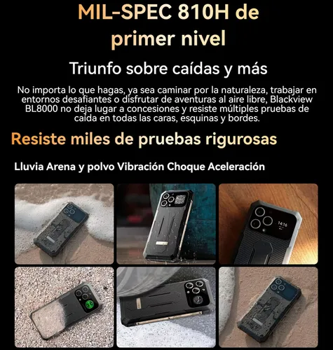 Blackview Bl8000 - Resistente Al Agua, Polvo Y Golpes
