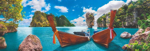 Rompecabezas Bahia Tailandia 1000 Panorama Clementoni Italia